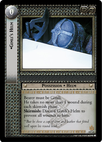 Gimli's Helm (P) (0P34) Card Image