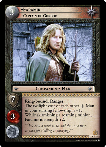 Faramir, Captain of Gondor (P) (0P35) Card Image