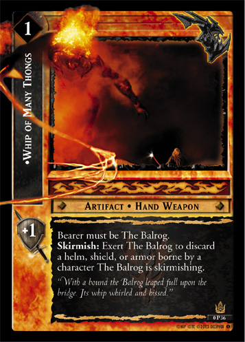 Whip of Many Thongs (P) (0P36) Card Image