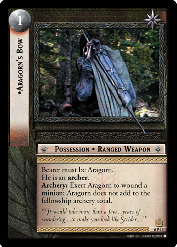 Aragorn's Bow (P) (0P41) Card Image