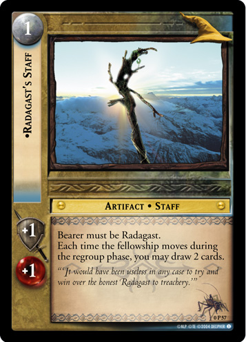 Radagast's Staff (P) (0P57) Card Image