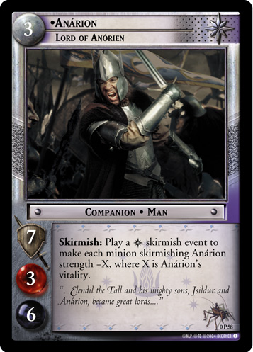 Anarion, Lord of Anorien (P) (0P58) Card Image