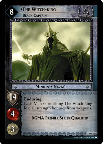 The Witch-king, Black Captain (P) (0P61) Card Image