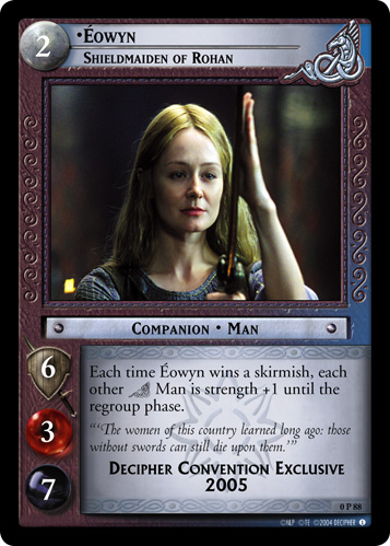 Eowyn, Shieldmaiden of Rohan (P) (0P88) Card Image
