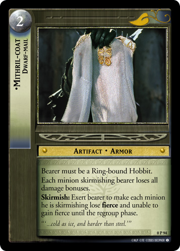 Mithril-coat, Dwarf-mail (P) (0P94) Card Image