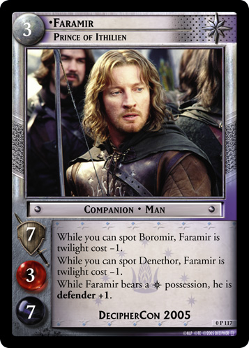 Faramir, Prince of Ithilien (P) (0P117) Card Image