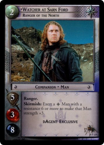 Watcher at Sarn Ford, Ranger of the North (P) (0P129) Card Image