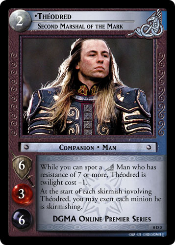 Theodred, Second Marshal of the Mark (D) (0D5) Card Image