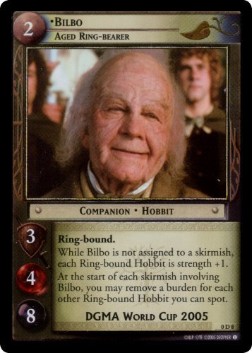 Bilbo, Aged Ring-bearer (D) (0D8) Card Image