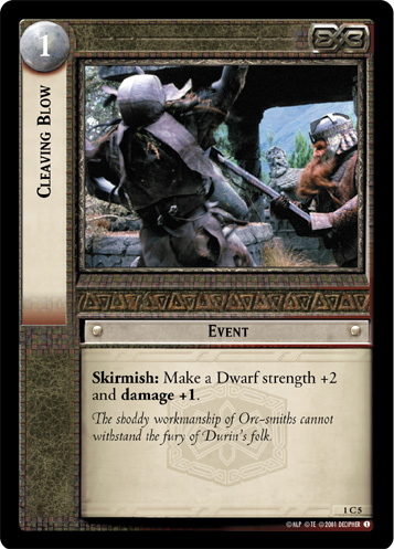 Cleaving Blow (1C5) Card Image