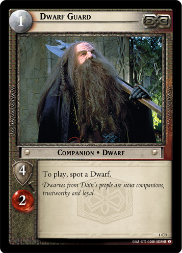 Dwarf Guard (1C7) Card Image