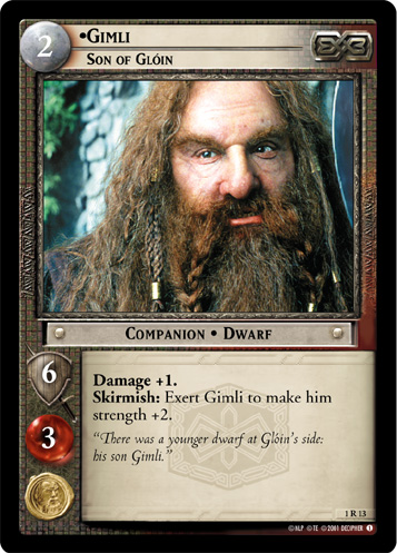 Gimli, Son of Gloin (1R13) Card Image