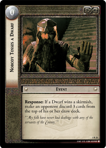 Nobody Tosses a Dwarf (1R23) Card Image