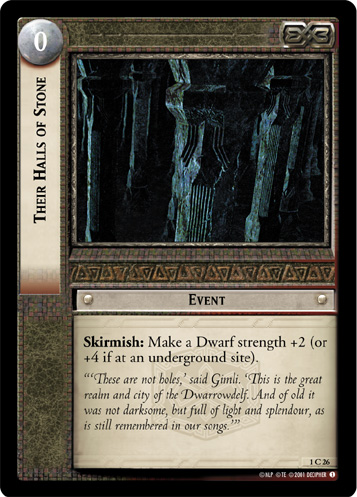 Their Halls of Stone (1C26) Card Image