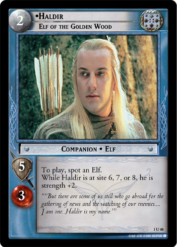 Haldir, Elf of the Golden Wood (1U48) Card Image