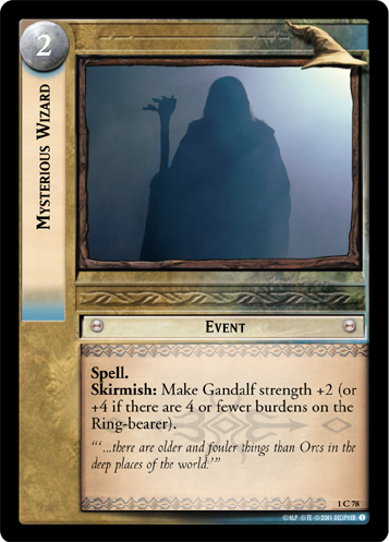 Mysterious Wizard (1C78) Card Image