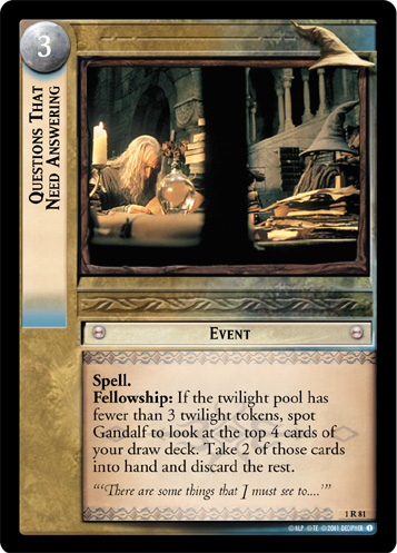 Questions That Need Answering (1R81) Card Image