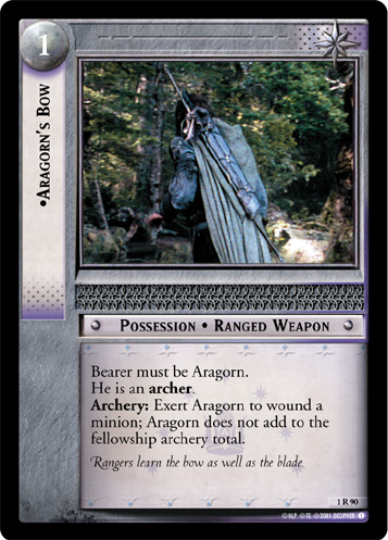 Aragorn's Bow (1R90) Card Image