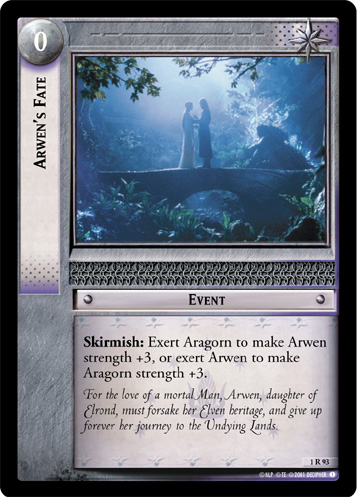 Arwen's Fate (1R93) Card Image