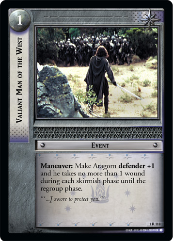 Valiant Man of the West (1R118) Card Image
