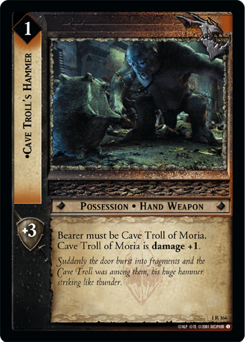 Cave Troll's Hammer (1R166) Card Image