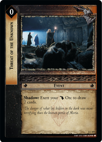 Threat of the Unknown (1C197) Card Image
