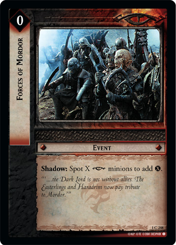 Forces of Mordor (1C248) Card Image