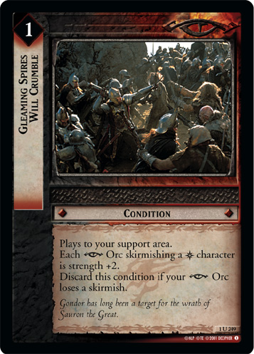 Gleaming Spires Will Crumble (1U249) Card Image