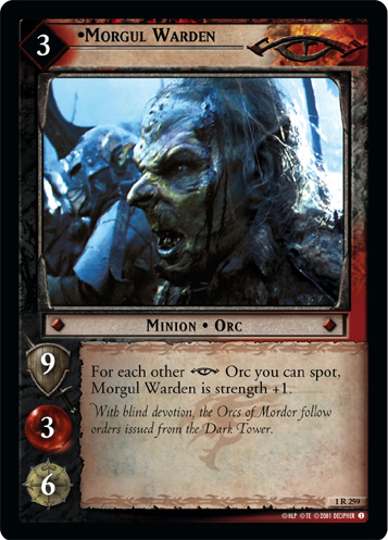 Morgul Warden (1R259) Card Image