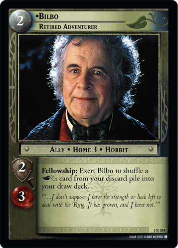 Bilbo, Retired Adventurer (1R284) Card Image