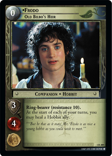 Frodo, Old Bilbo's Heir (1R289) Card Image