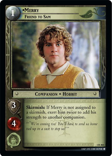 Merry, Friend to Sam (1R302) Card Image