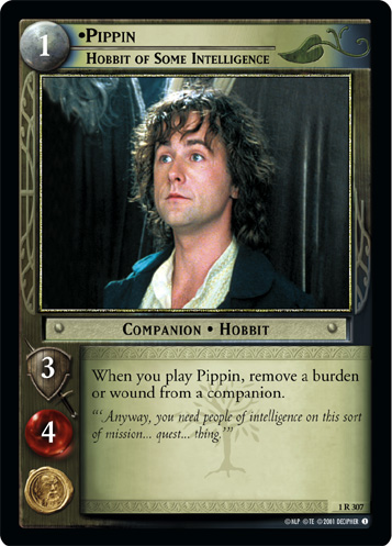 Pippin, Hobbit of Some Intelligence (1R307) Card Image