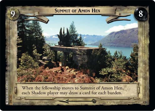 Summit of Amon Hen (1C362) Card Image