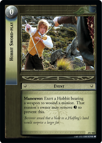 Hobbit Sword-play (2U103) Card Image