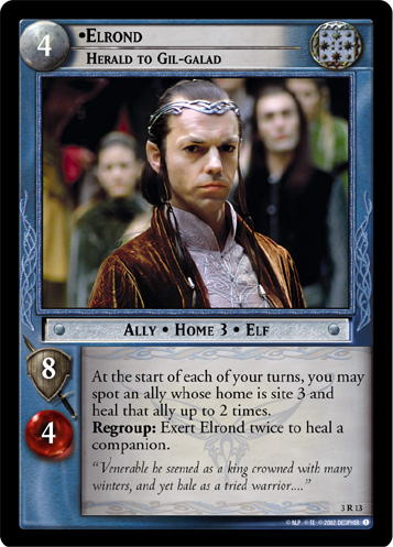 Elrond, Herald to Gil-galad (3R13) Card Image
