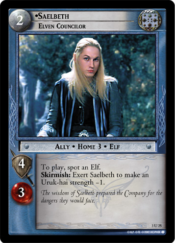 Saelbeth, Elven Councilor (3U25) Card Image
