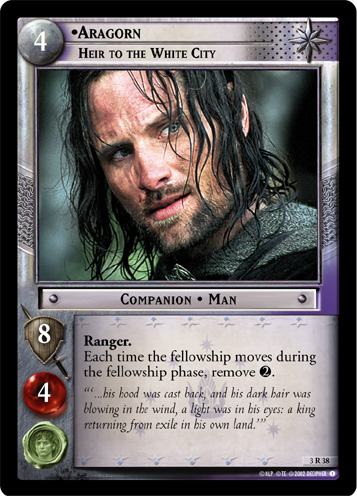 Aragorn, Heir to the White City (3R38) Card Image