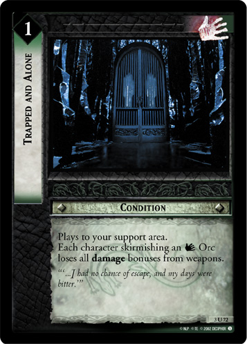Trapped and Alone (3U72) Card Image