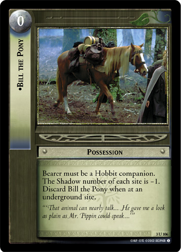 Bill the Pony (3U106) Card Image
