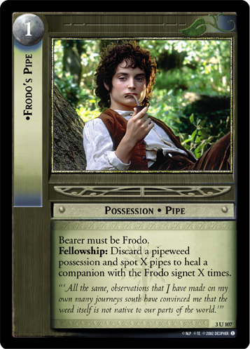 Frodo's Pipe (3U107) Card Image