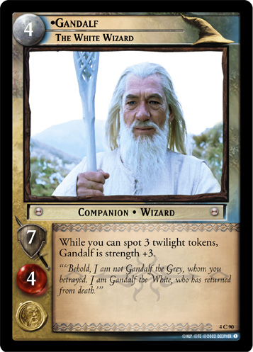 Gandalf, The White Wizard (4C90) Card Image
