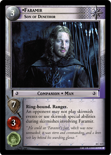 Faramir, Son of Denethor (4C117) Card Image