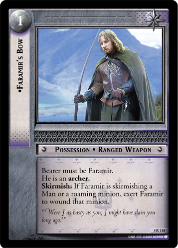 Faramir's Bow (4R118) Card Image