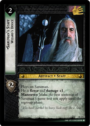 Saruman's Staff, Wizard's Device (4R174) Card Image