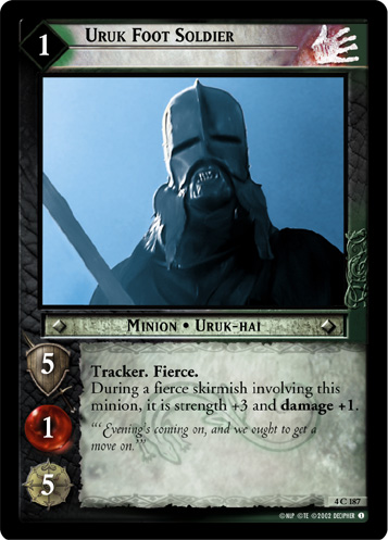 Uruk Foot Soldier (4C187) Card Image