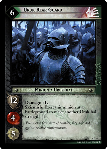 Uruk Rear Guard (4C191) Card Image
