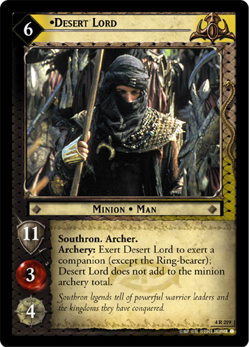 Desert Lord (4R219) Card Image