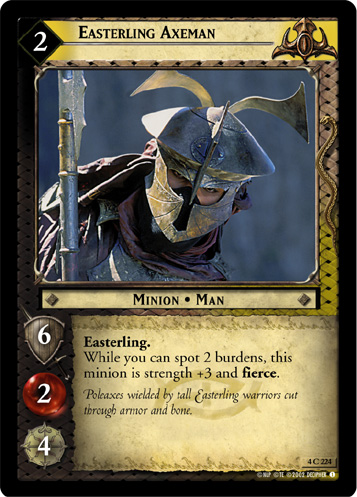 Easterling Axeman (4C224) Card Image