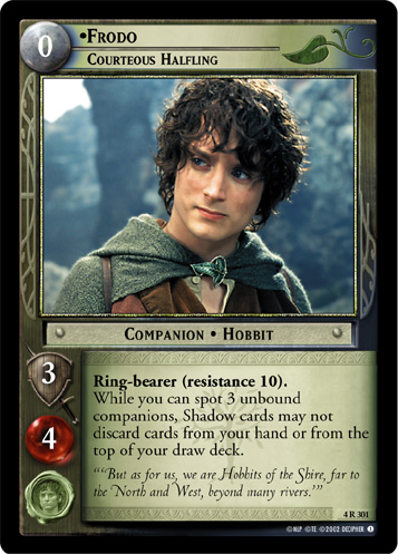 Frodo, Courteous Halfling (4R301) Card Image